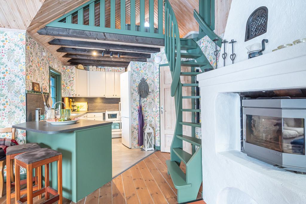 Sovloft med två sängar